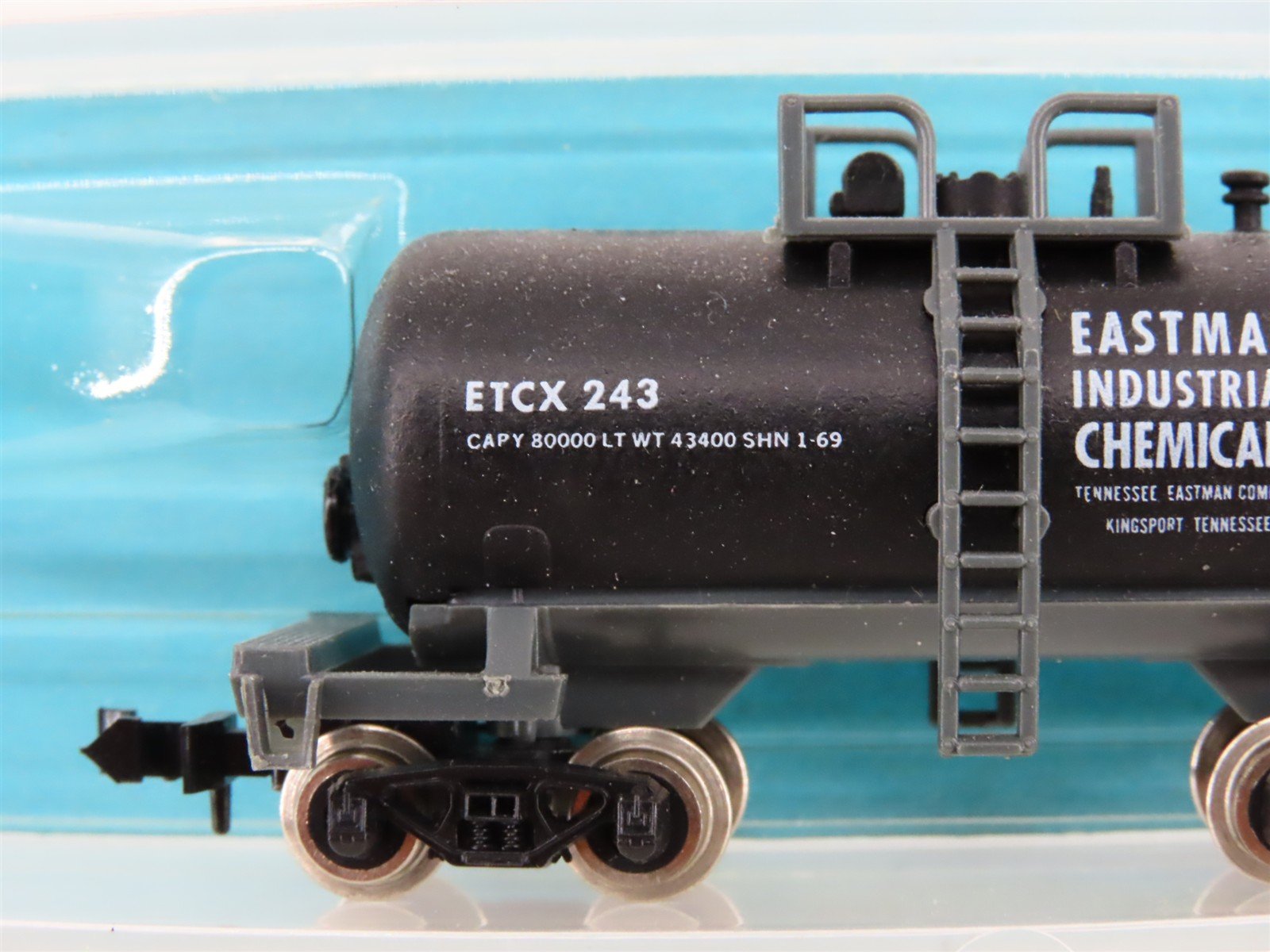 N Scale Atlas 3234 ETCX Eastman Chemicals Beer Can Tankcar #243