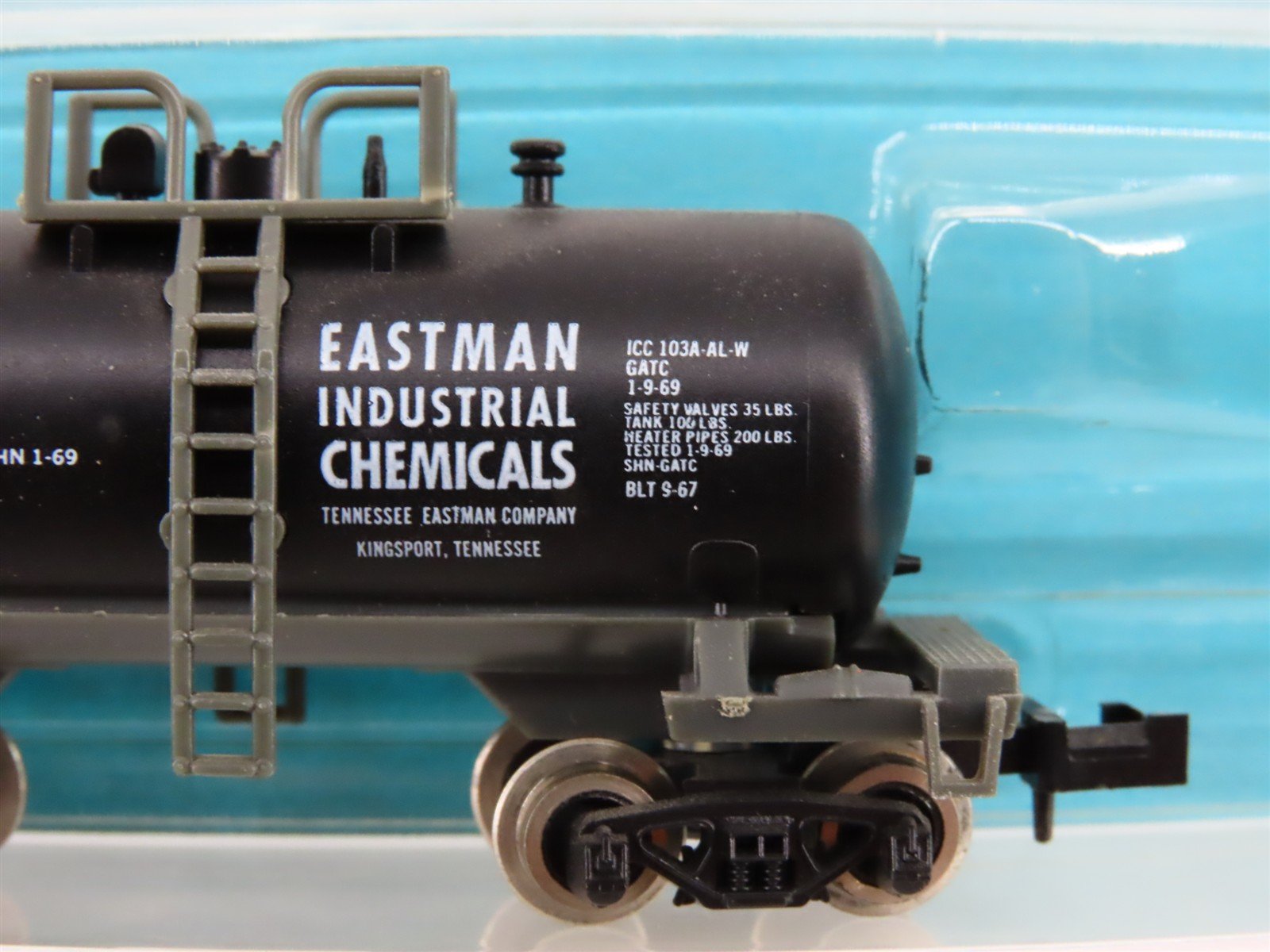 N Scale Atlas 3234 ETCX Eastman Chemicals Beer Can Tankcar #243