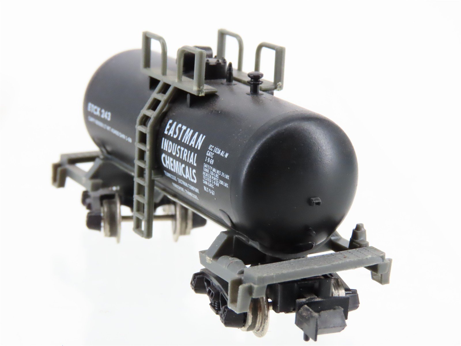 N Scale Atlas 3234 ETCX Eastman Chemicals Beer Can Tankcar #243