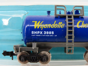 N Scale Atlas 3240 SHPX Wyandotte Blue Beer Can Tankcar #3985