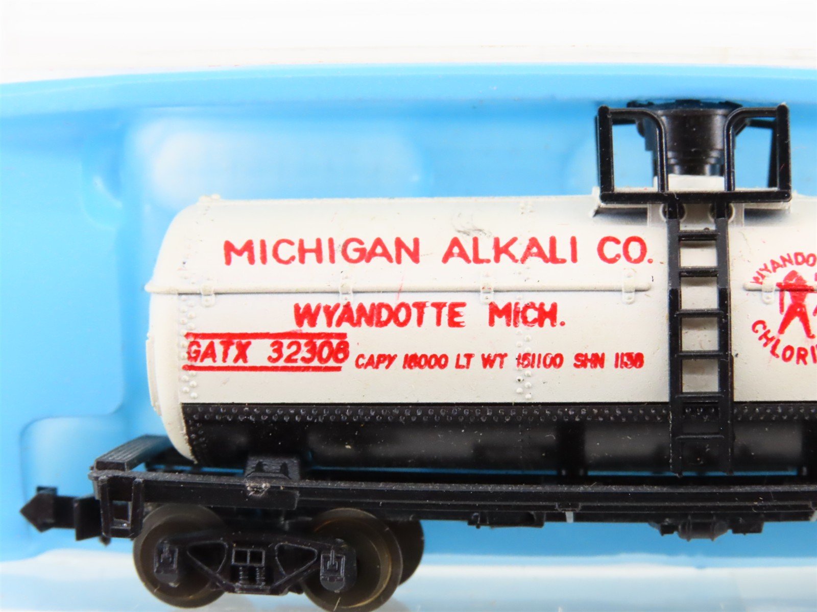 N Scale Atlas GATX Michigan Alkali Co. Tankcar #32308