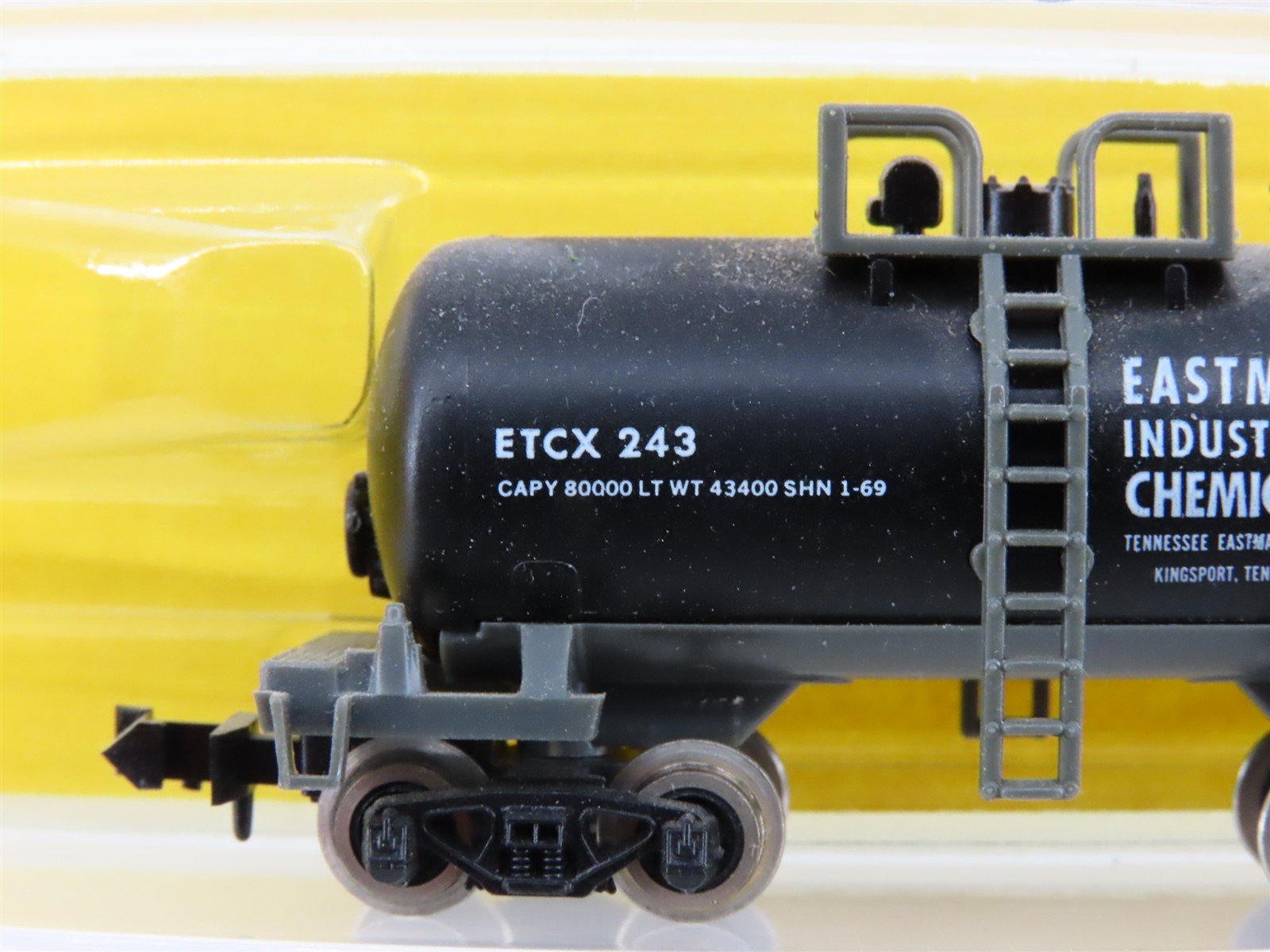 N Scale Atlas 3234 ETCX Eastman Chemicals Beer Can Tankcar #243