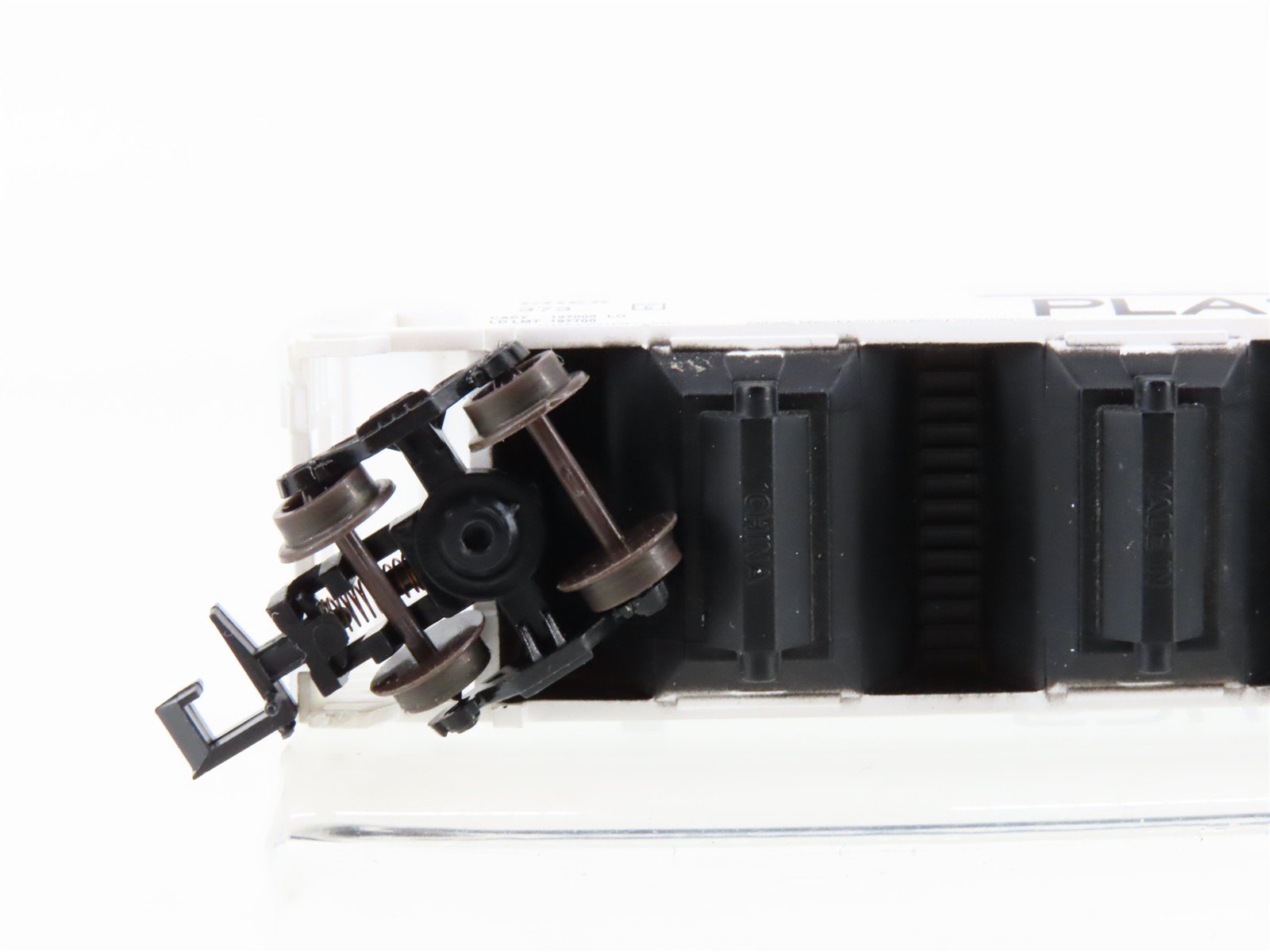 N Scale Atlas 3962 CHEX Chemplex Plastics ACF 4-Bay Covered Hopper #373