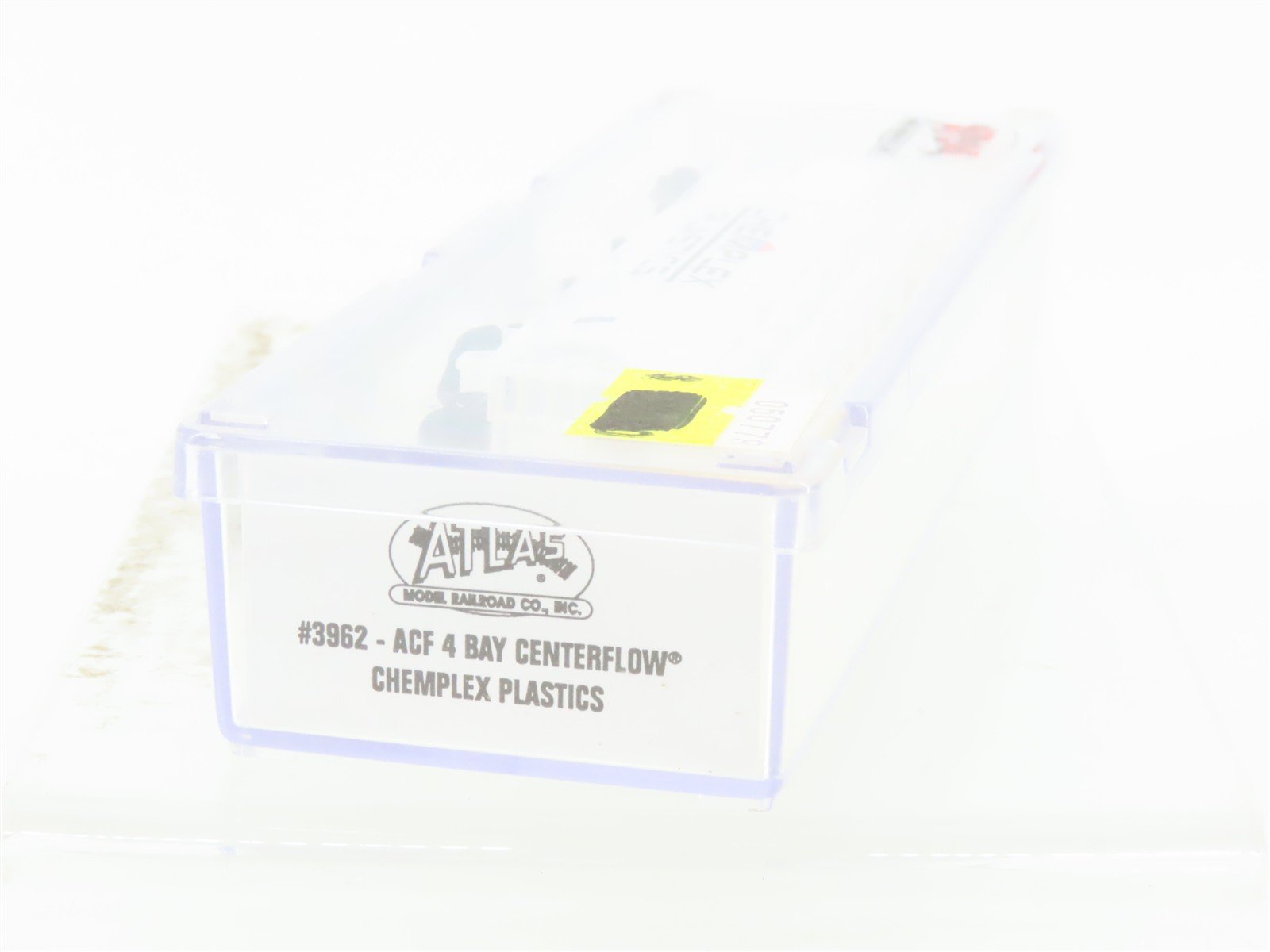 N Scale Atlas 3962 CHEX Chemplex Plastics ACF 4-Bay Covered Hopper #373
