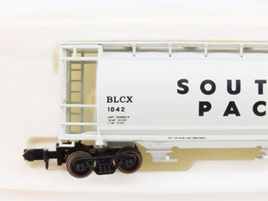 N Scale Delaware Valley BLCX Southern Pacific 3-Bay Cylindrical Hopper #1042