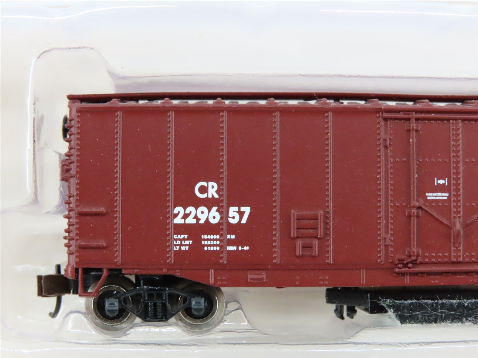 N Scale Bachmann 16369 CR Conrail 50' Track Cleaning Boxcar #229657