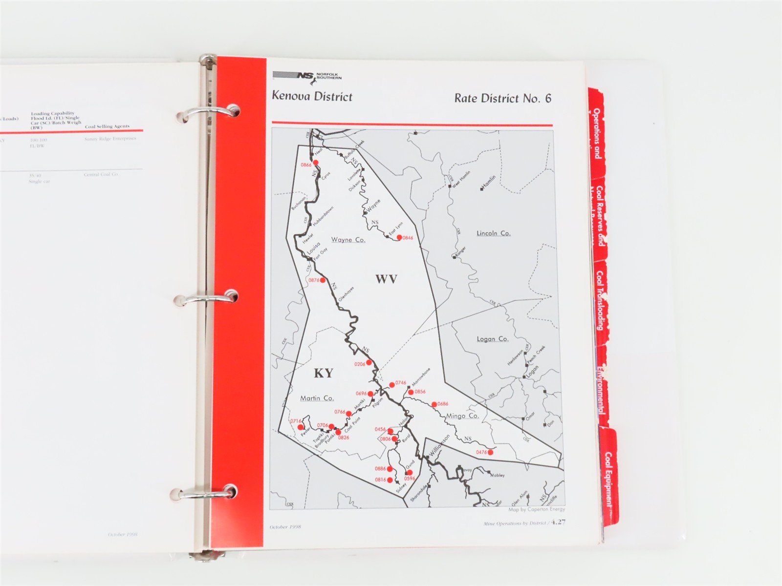 Norfolk Southern HorsePower: 1998 Coal Marketing & Transportation Guide w/ Maps