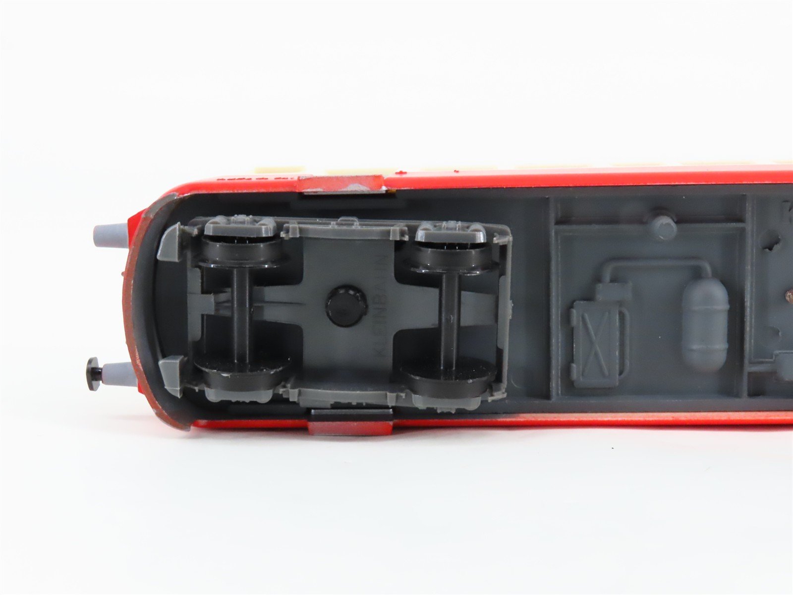 HO Scale Kleinbahn Unlettered Red Swiss Class ABFe 4/8 Electric Rail Car #741