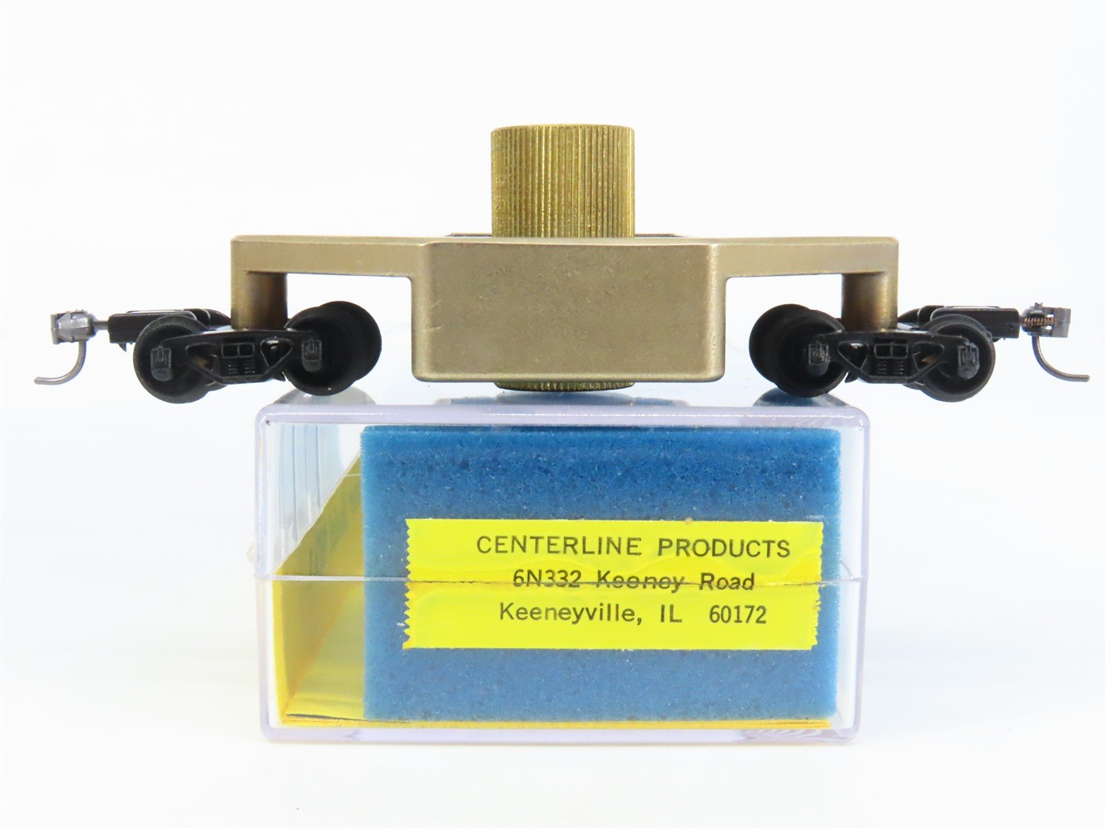 HO Scale Centerline Products Brass Track Cleaning Car