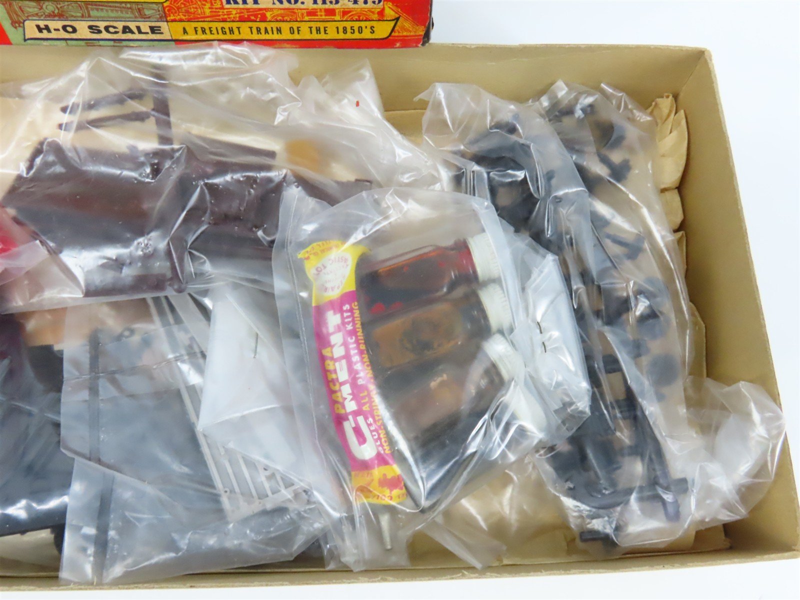HO Scale Trail Blazers 113-479 The General 4-4-0 Steam Loco Set Kit STATIC MODLE