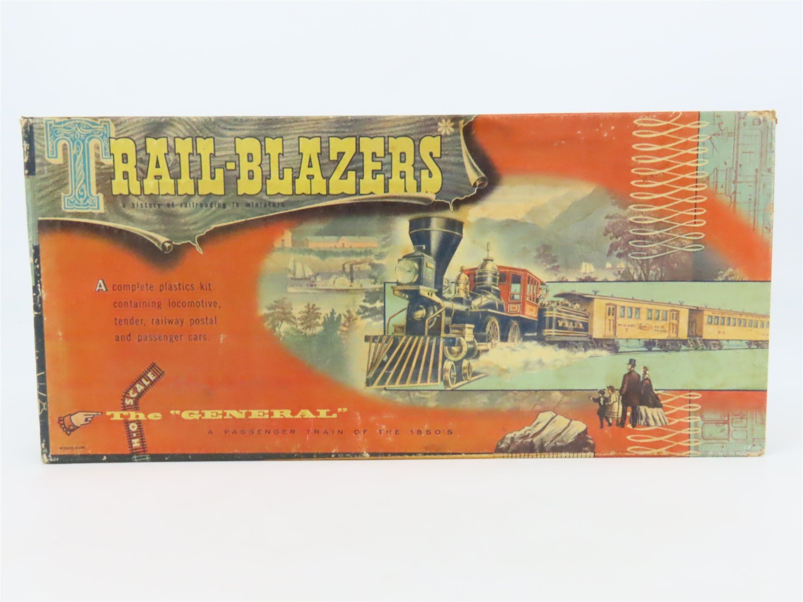 HO Scale Trail Blazers 7-389 The General 4-4-0 Steam Loco Set Kit STATIC MODLE