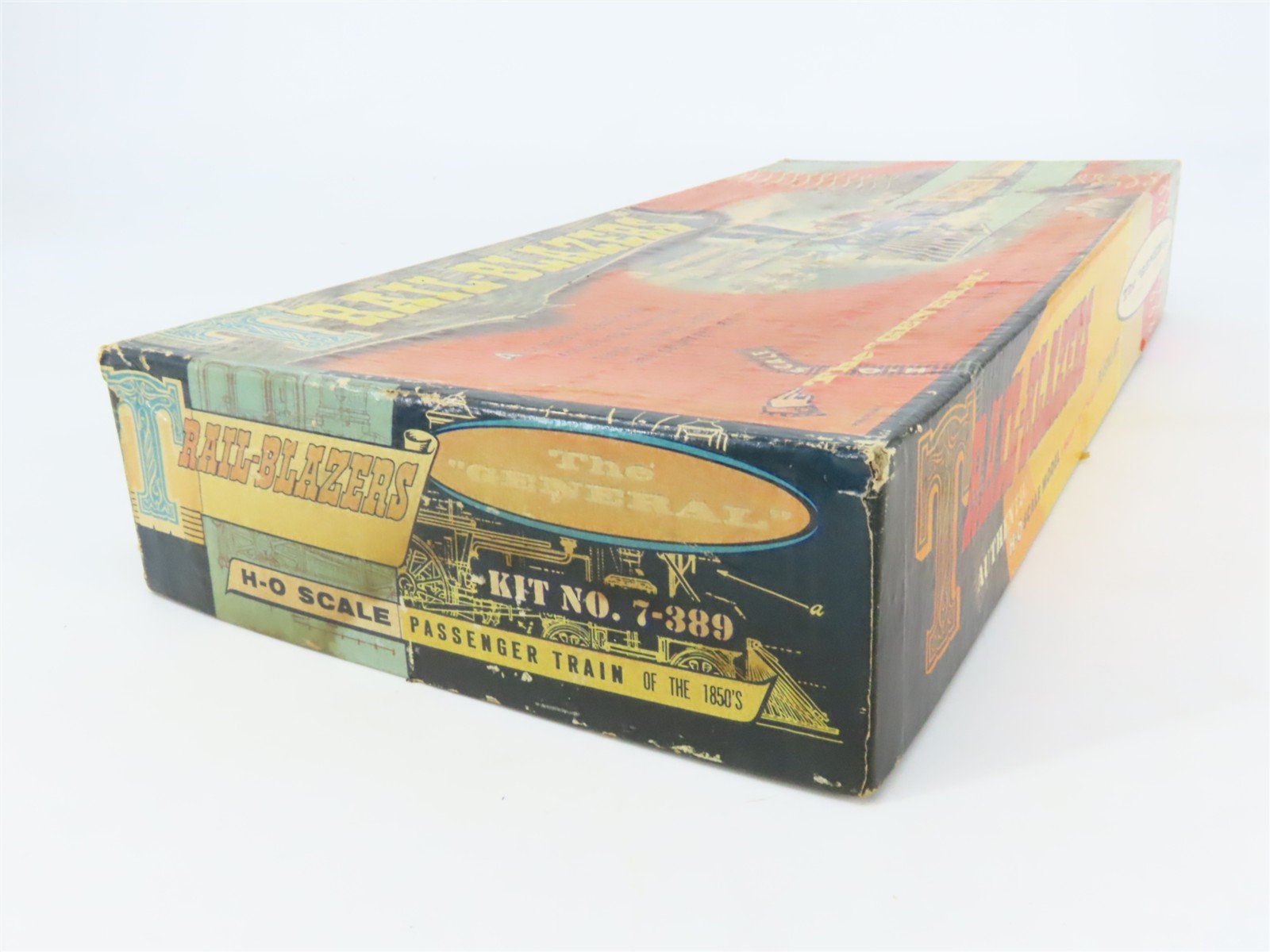 HO Scale Trail Blazers 7-389 The General 4-4-0 Steam Loco Set Kit STATIC MODLE