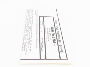 HO Scale SS LTD / Walthers #650-11229 Turntable Motorizing Kit - Not Working