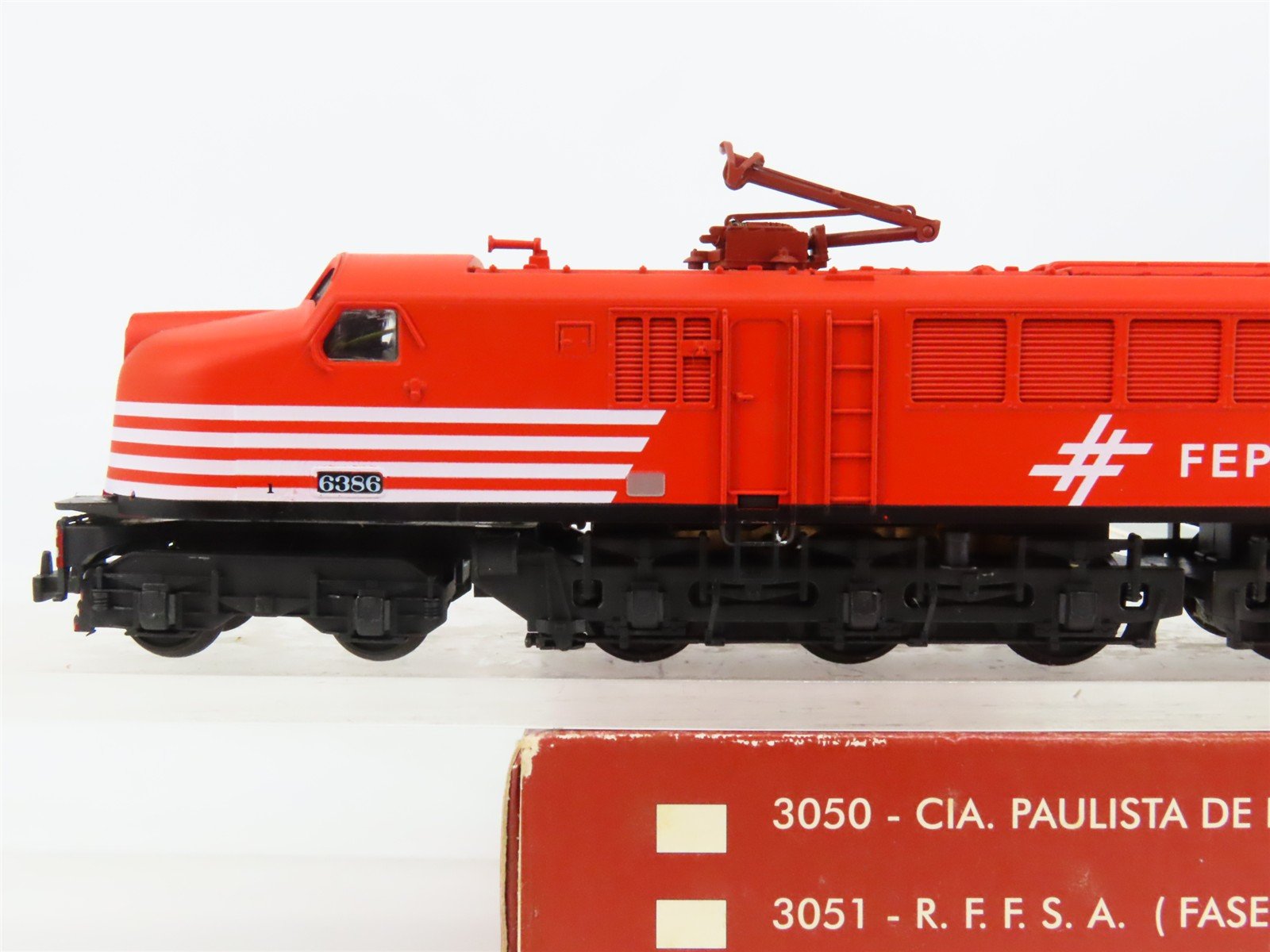 HO Scale Frateschi 3052 Fepasa 2-C+2-C Electric Locomotive #6386