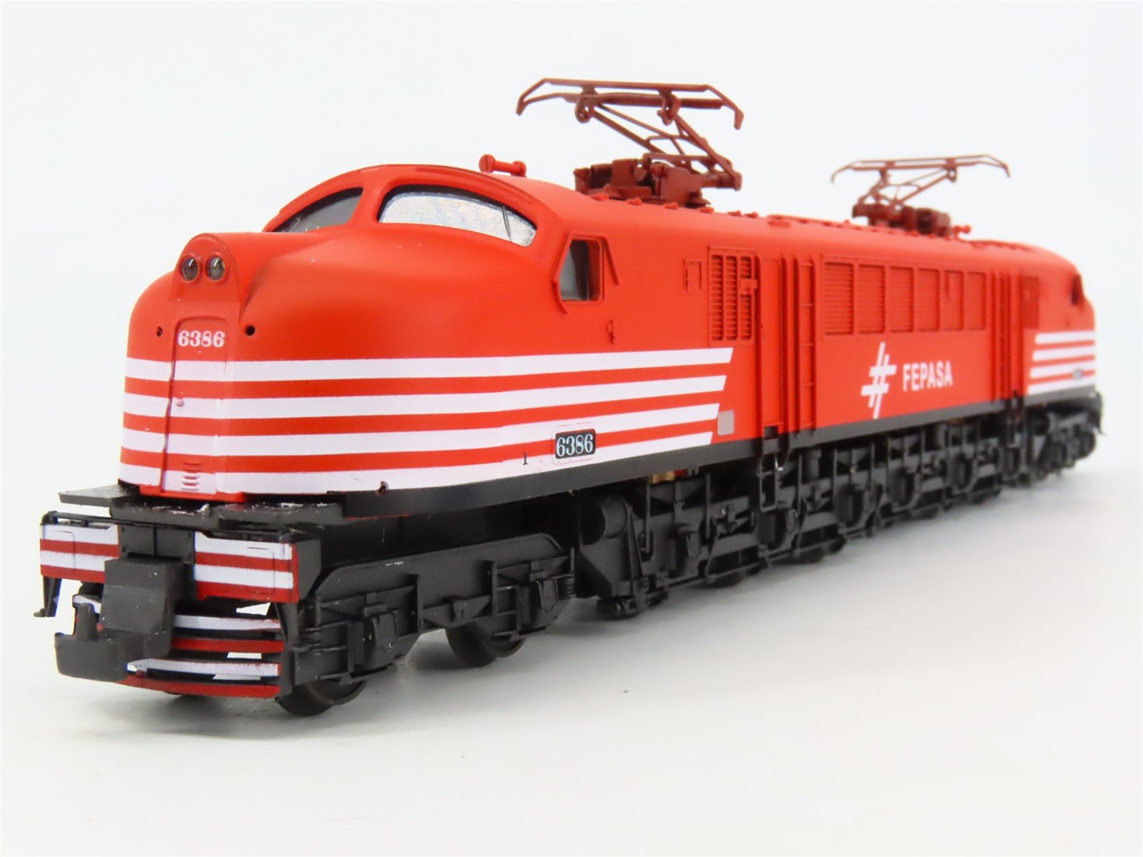 HO Scale Frateschi 3052 Fepasa 2-C+2-C Electric Locomotive #6386