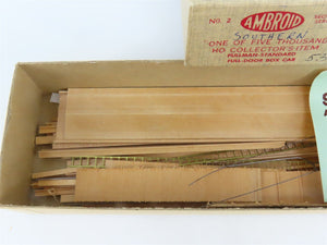 HO Scale Ambroid Kit No 2 SOU Southern Railway All Door Box Car #9800