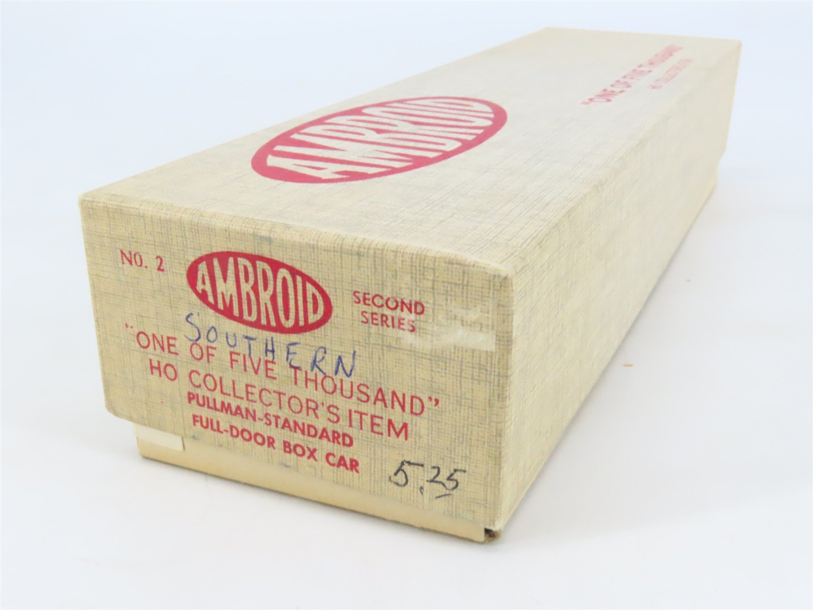 HO Scale Ambroid Kit No 2 SOU Southern Railway All Door Box Car #9800