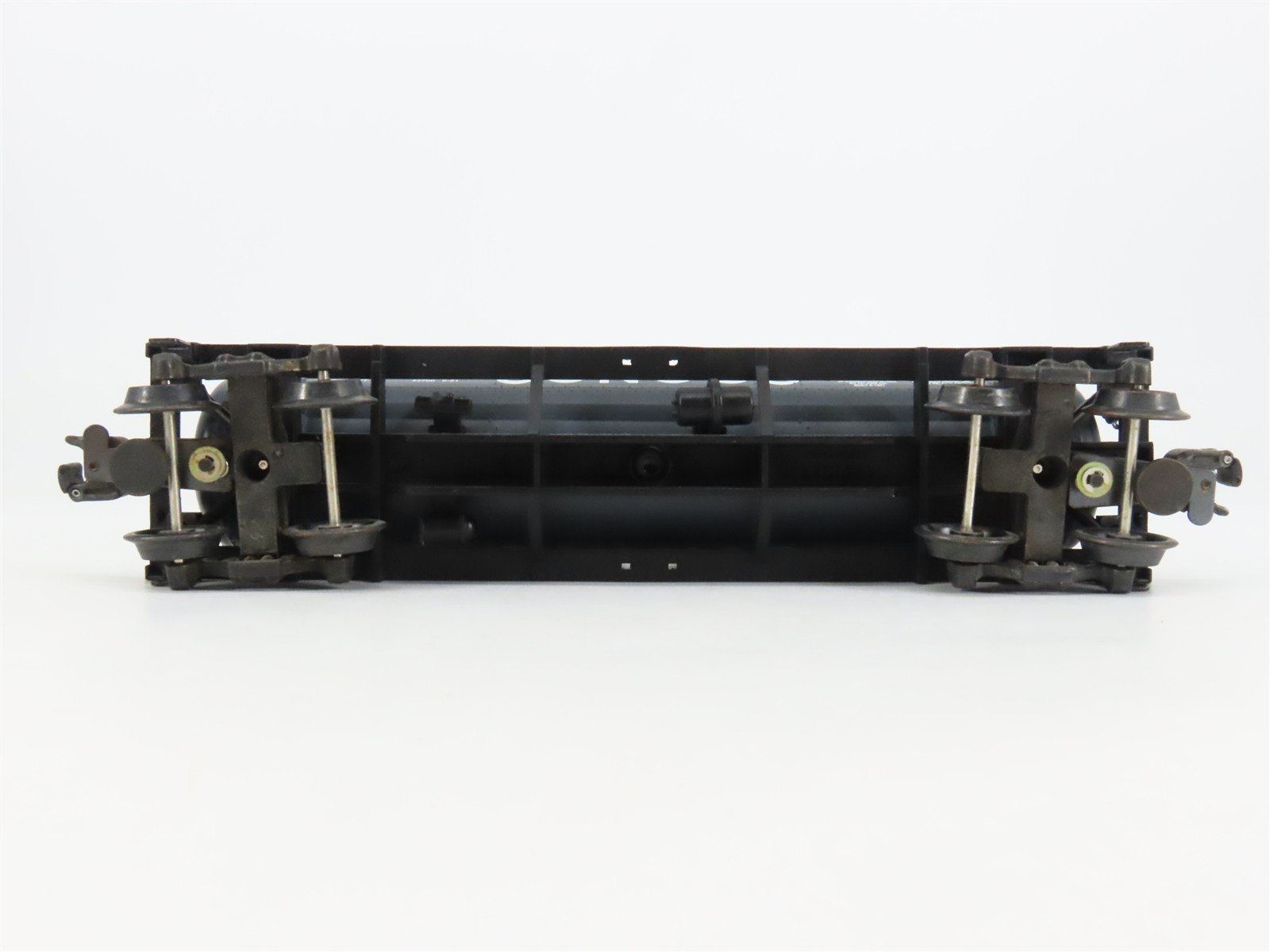 O 3-Rail K-Line K-639104 Conoco Gray Single Dome Tank Car Bank #1112 w/ Display
