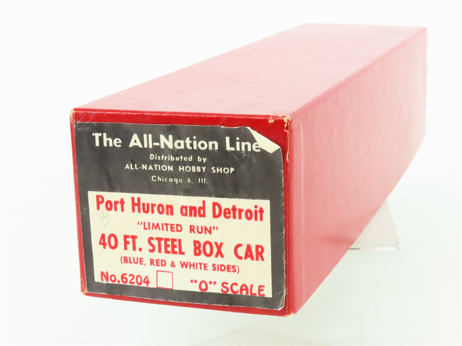 O Scale 2-Rail All-Nation Kit 6204 PHD St. Clair Blue Water 40' Box Car #1033