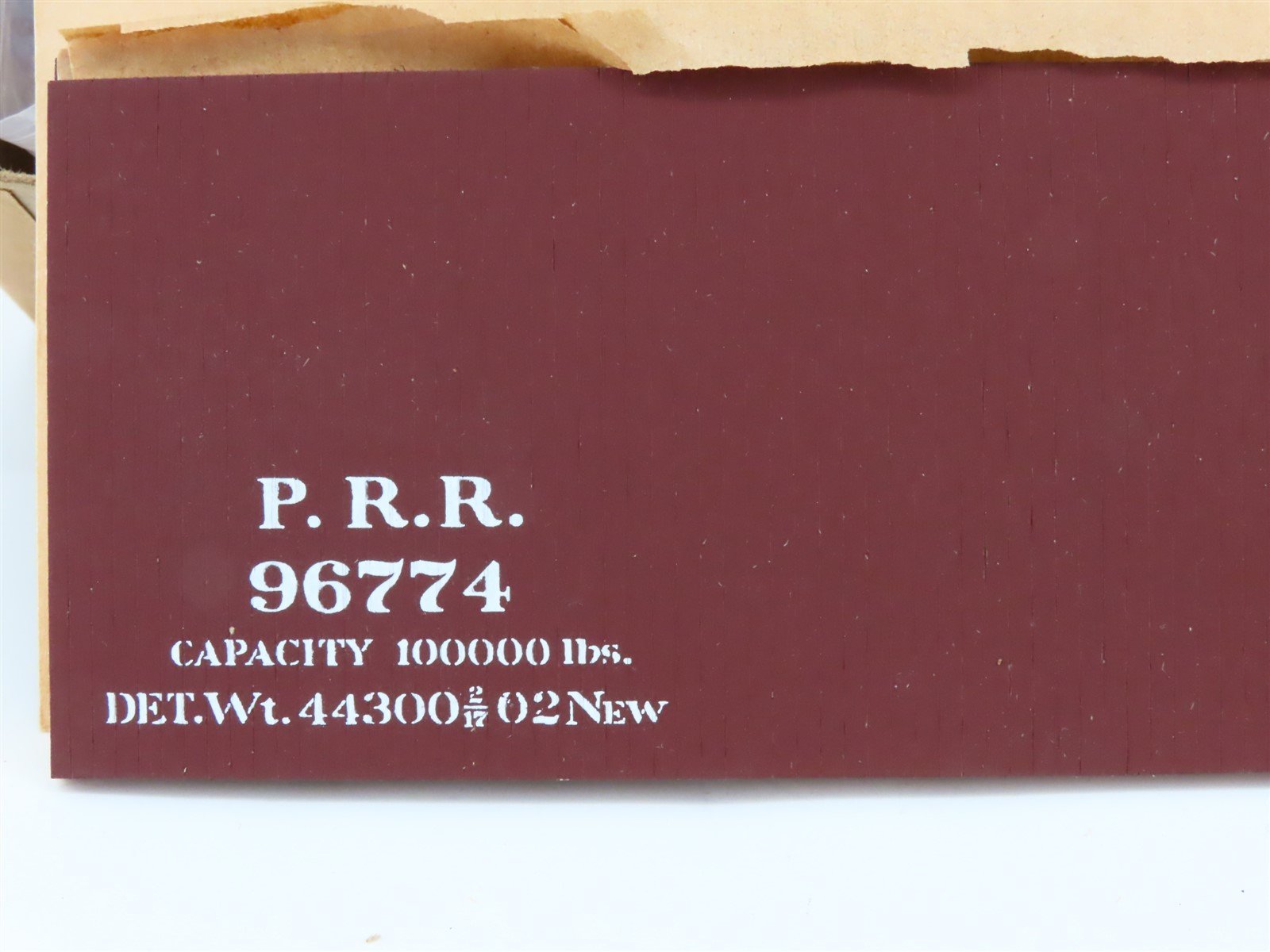 O Scale 2-Rail Stewart-Lundahl Kit PRR Pennsylvania 35' Wood Box Car #96774