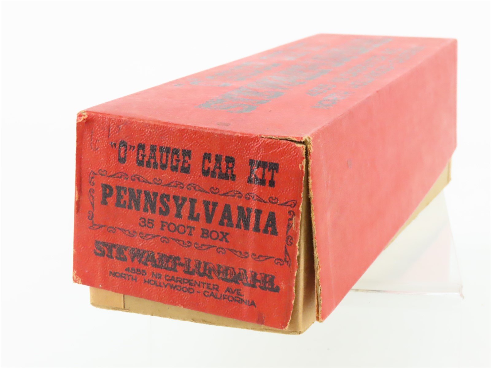 O Scale 2-Rail Stewart-Lundahl Kit PRR Pennsylvania 35' Wood Box Car #96774