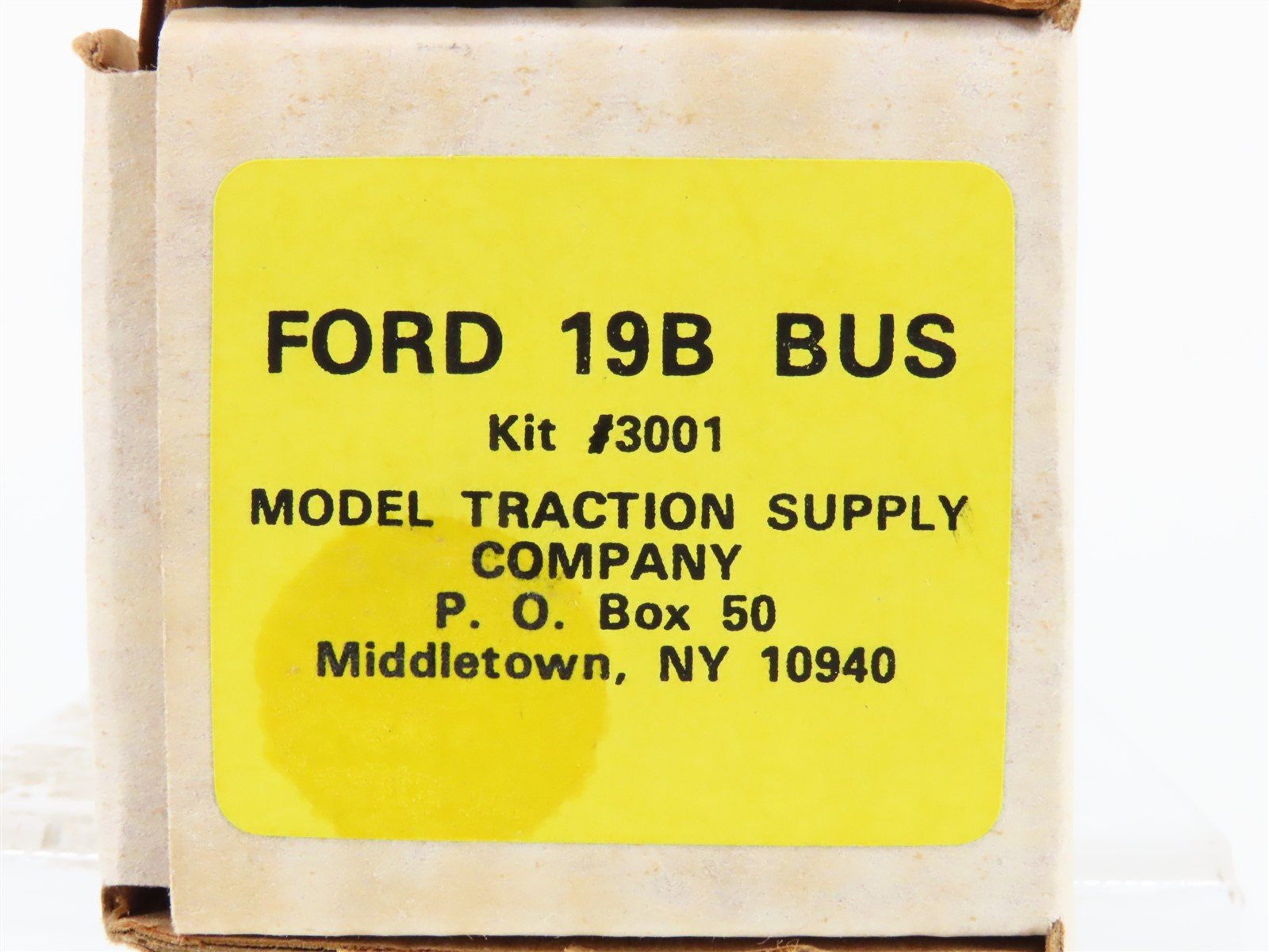 HO 1/87 Scale Model Traction Supply Kit #3001 Undecorated Ford 19B Bus 2-Pack