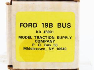 HO 1/87 Scale Model Traction Supply Kit #3001 Undecorated Ford 19B Bus 2-Pack