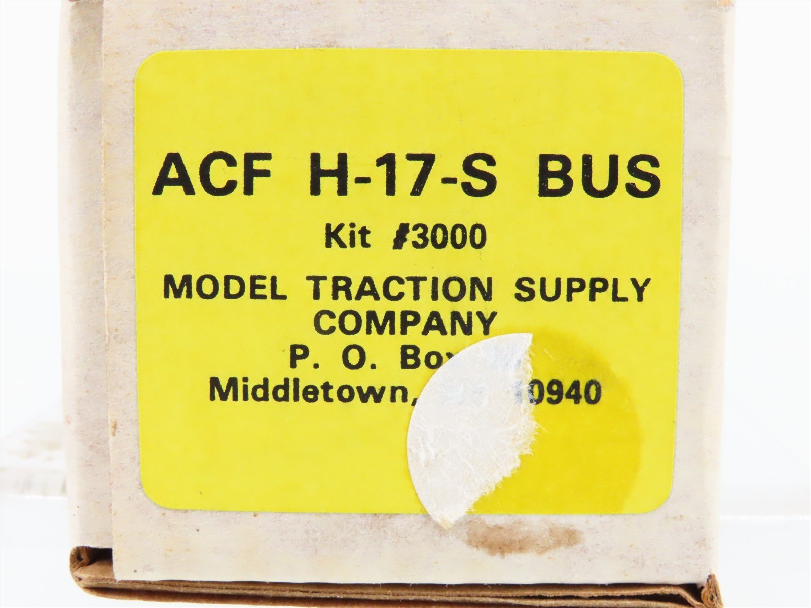 HO 1/87 Scale Model Traction Supply Kit #3000 Undecorated ACF H-17-S Bus