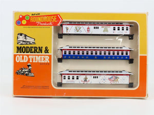HO Scale Roundhouse Kit Bicentennial Passenger Cars 3-Pack