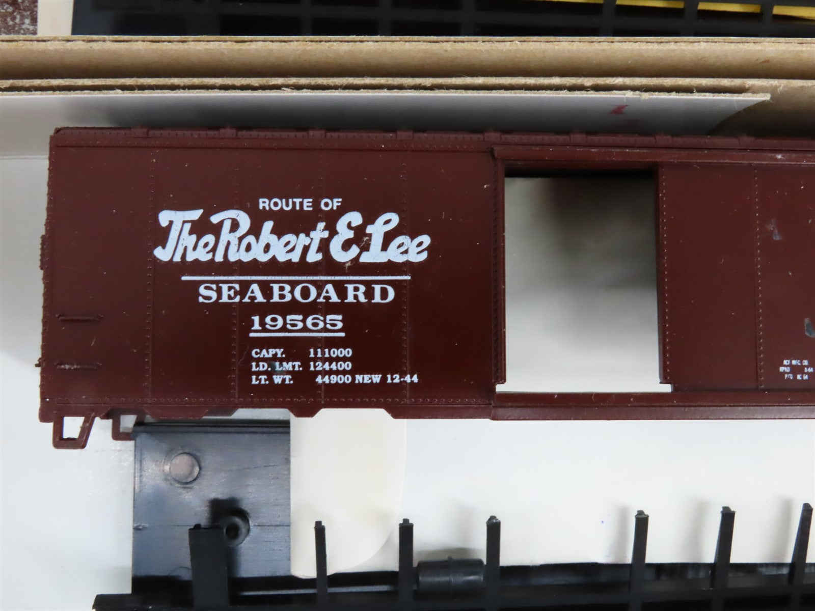 LOT of 4 HO Scale Athearn Bev-Bel Kits SAL Seaboard Air Line 40' Box Cars