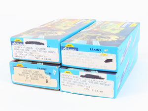 LOT of 4 HO Scale Athearn Bev-Bel Kits SAL Seaboard Air Line 40' Box Cars