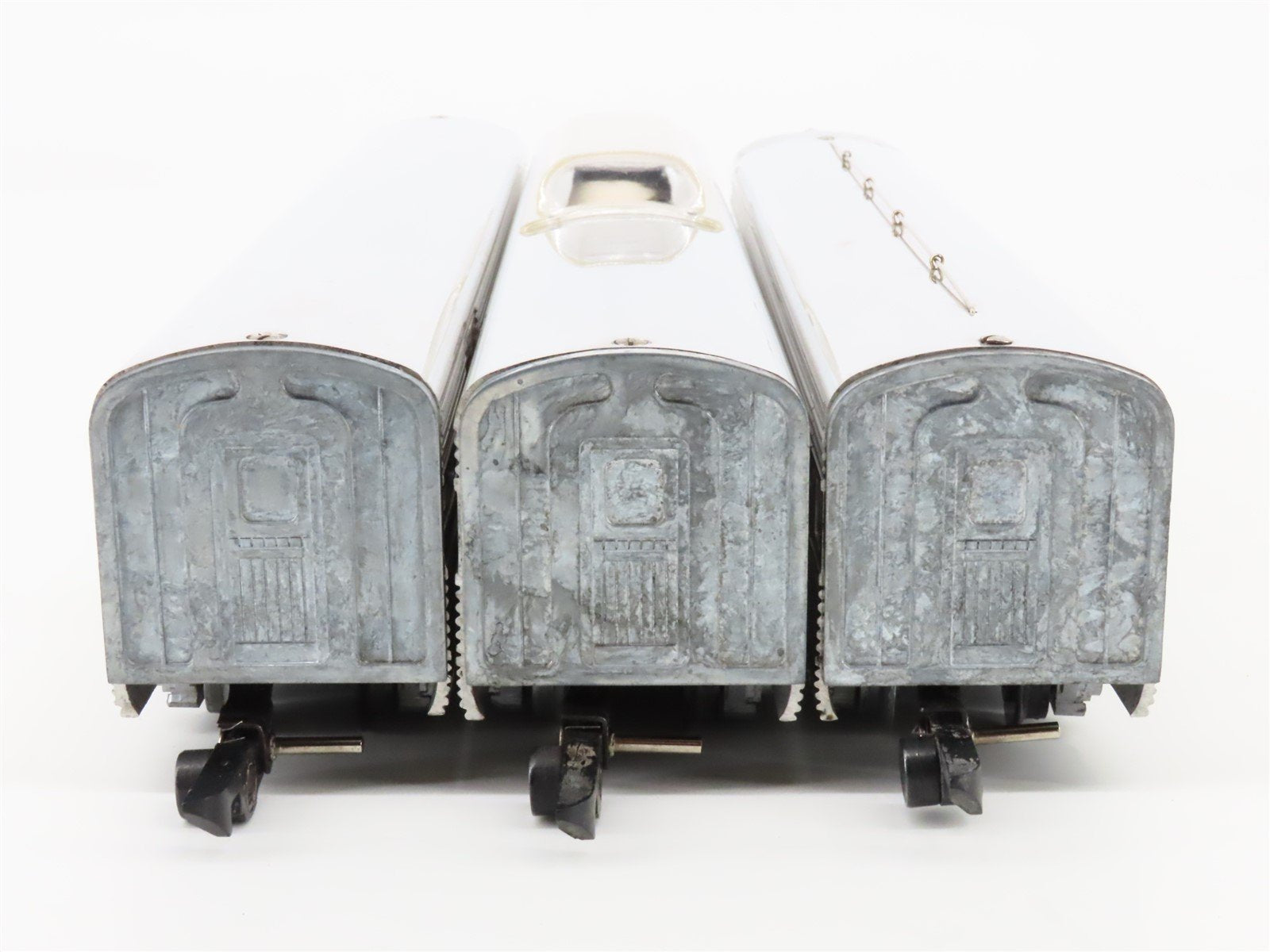 S Scale American Flyer Lines Streamlined Metal Passenger 3-Car Set