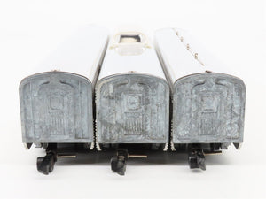 S Scale American Flyer Lines Streamlined Metal Passenger 3-Car Set