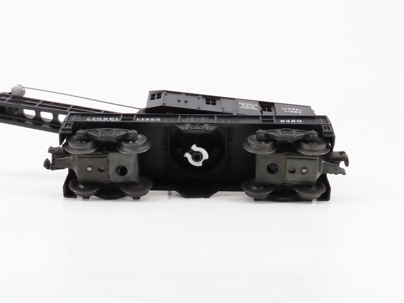 O Gauge 3-Rail Lionel Lines 6460 Bucyrus Erie Class 250 Operating Crane Car