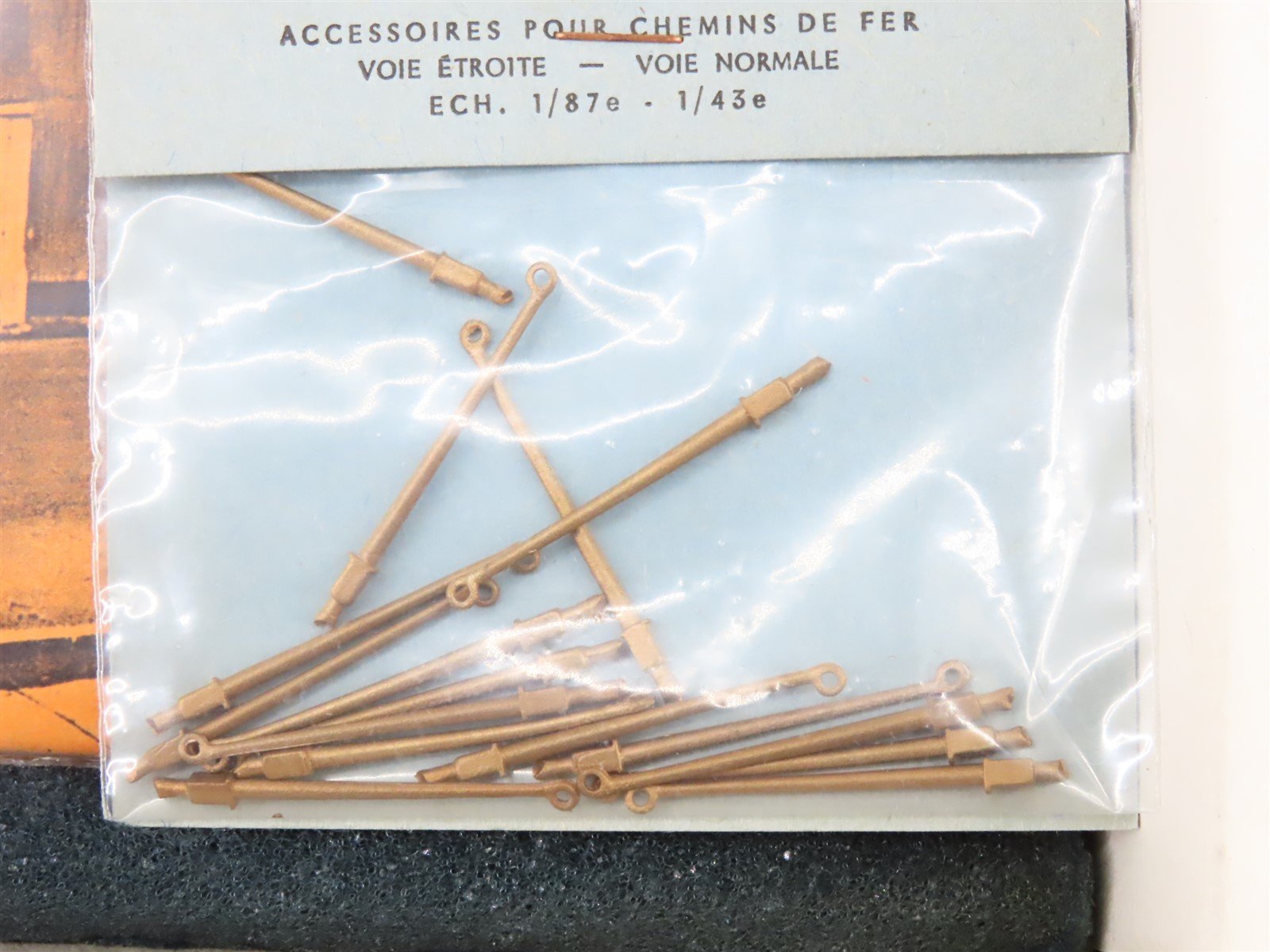 O 1:43 Scale 2-Rail Gecomodel BRASS Kit #51 Pechot Railway Artillery Platform