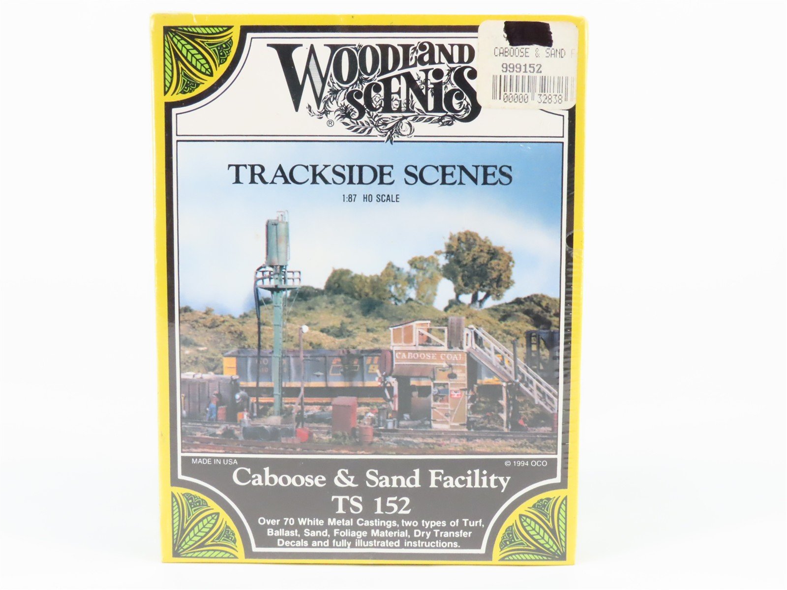 HO Scale Woodland Scenics TS-152 Caboose & Sand Facility Kit SEALED