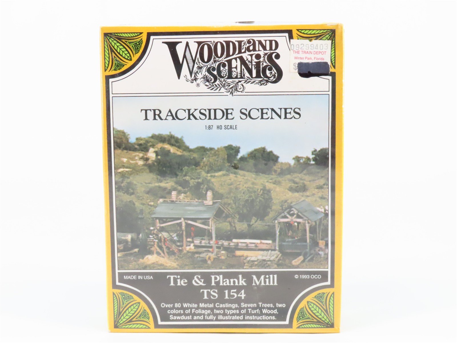 HO Scale Woodland Scenics TS-154 Tie & Plank Mill Facility Kit SEALED