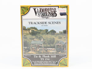 HO Scale Woodland Scenics TS-154 Tie & Plank Mill Facility Kit SEALED