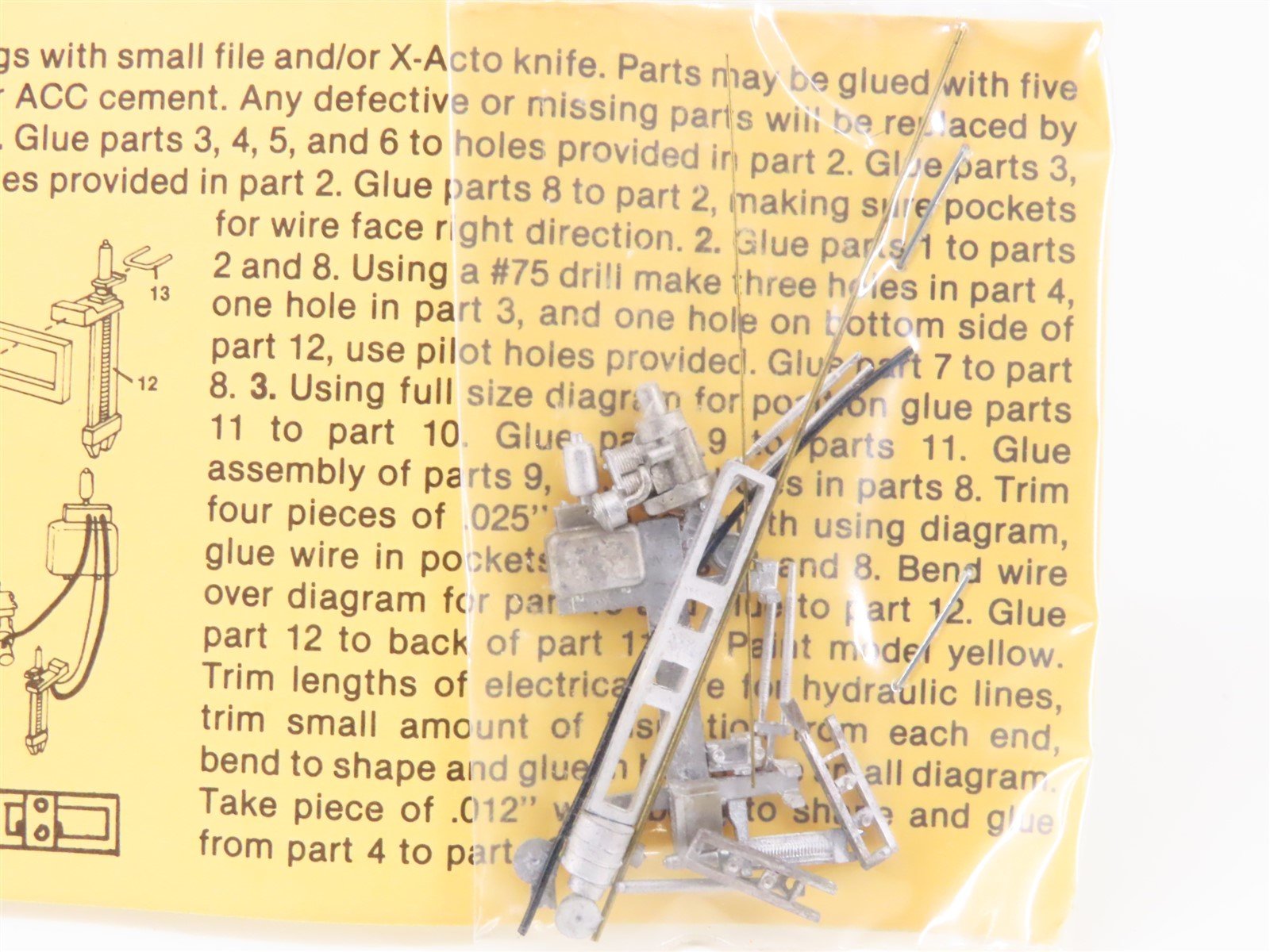 HO 1/87 Scale Wheel Works/Durango Press Kit 92-100 MoW Maintenance Equipment Set