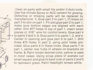 HO 1/87 Scale Wheel Works/Durango Press Kit 92-100 MoW Maintenance Equipment Set