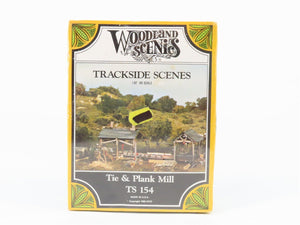 HO Scale Woodland Scenics TS-154 Tie & Plank Mill Facility Kit SEALED