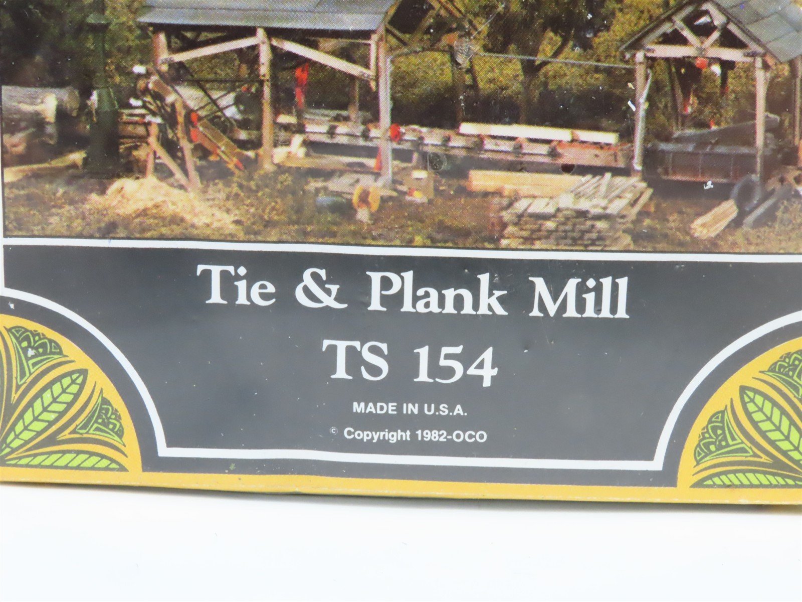 HO Scale Woodland Scenics TS-154 Tie & Plank Mill Facility Kit SEALED