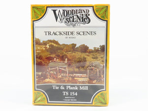 HO Scale Woodland Scenics TS-154 Tie & Plank Mill Facility Kit SEALED