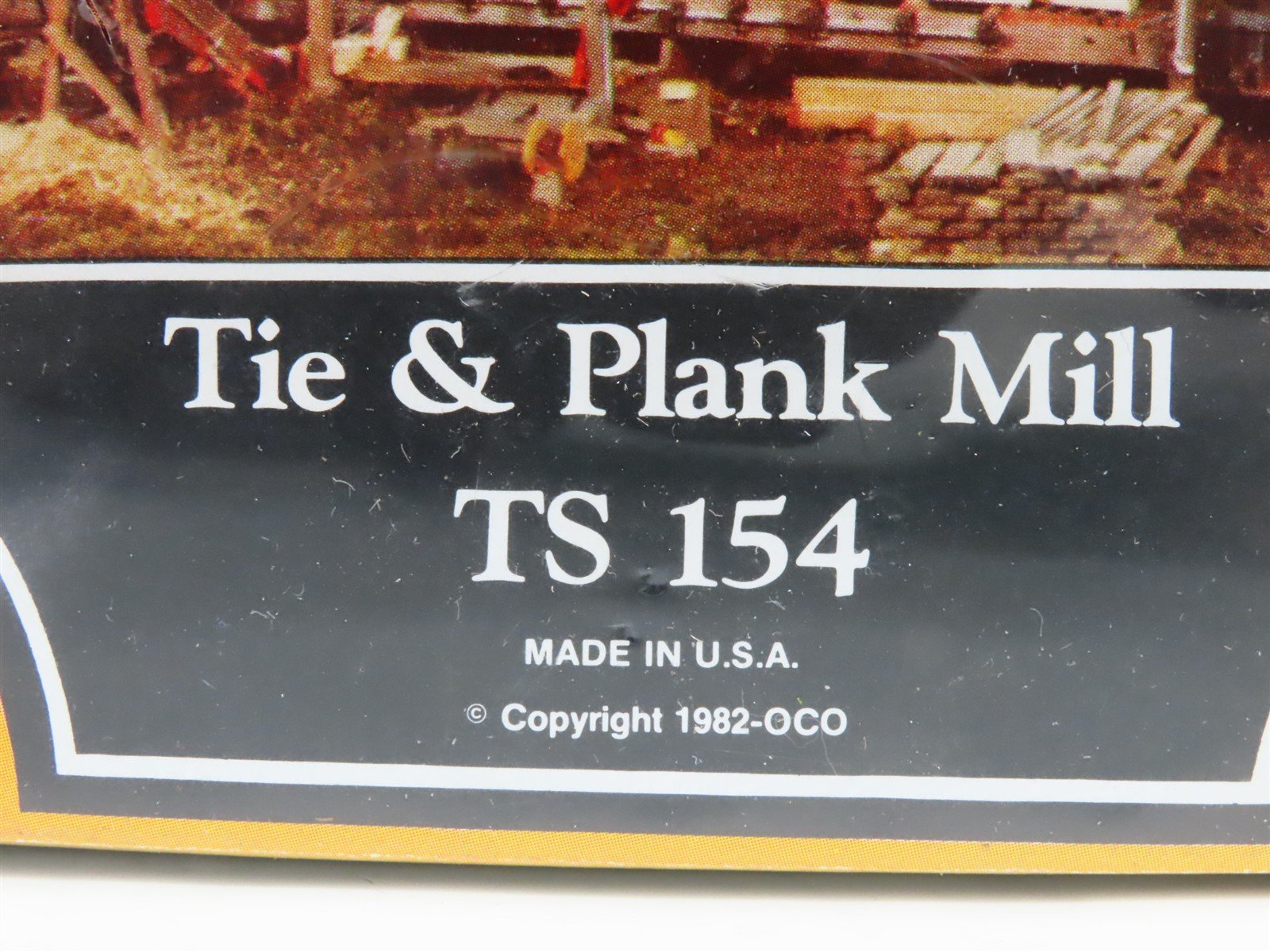 HO Scale Woodland Scenics TS-154 Tie & Plank Mill Facility Kit SEALED