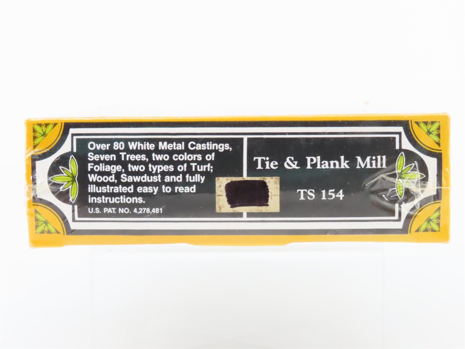 HO Scale Woodland Scenics TS-154 Tie & Plank Mill Facility Kit SEALED