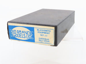 HO 1/87 Scale Rio Grande Kit Blacksmith Equipment Set #2: Overhead Belt Drive