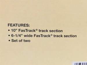 O Gauge 3-Rail Lionel 6-12036 Grade Crossing Track Piece 2-Pack