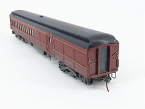 HO Scale Eastern Car Works 1002 PRR PB-70 Combine Passenger #9606 - Weathered