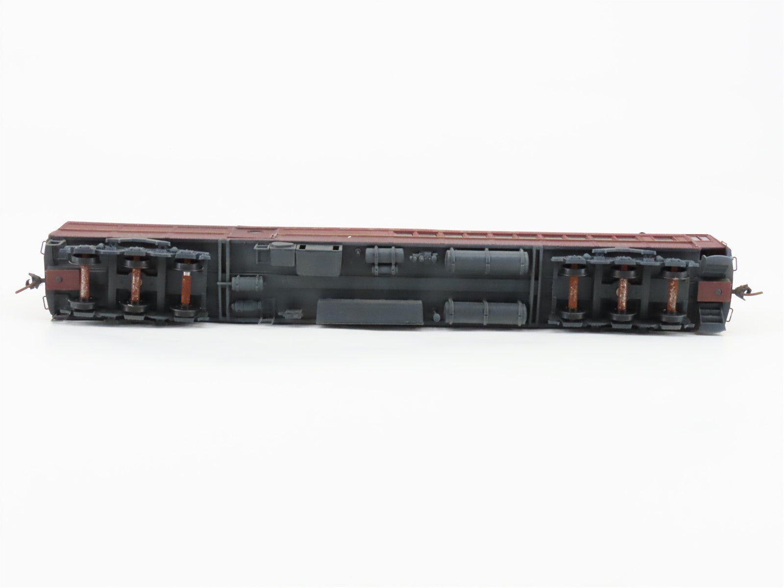 HO Scale Eastern Car Works 1002 PRR PB-70 Combine Passenger #9606 - Weathered