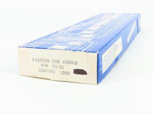 HO Scale Eastern Car Works 1002 PRR PB-70 Combine Passenger #9606 - Weathered